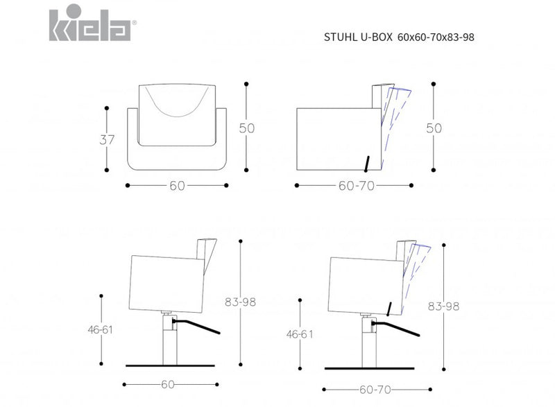 Kiela Friseurstuhl U-Box Bild 5