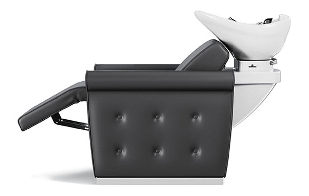 Pietranera WASCHANLAGE LONDRA FIRST RELAX ELEKTRISCHE BEINAUFLAGE, HARMONISCHEN BEWEGUNG VON RUCKENLEHNE, SITZ UND FUSSSTUTZE