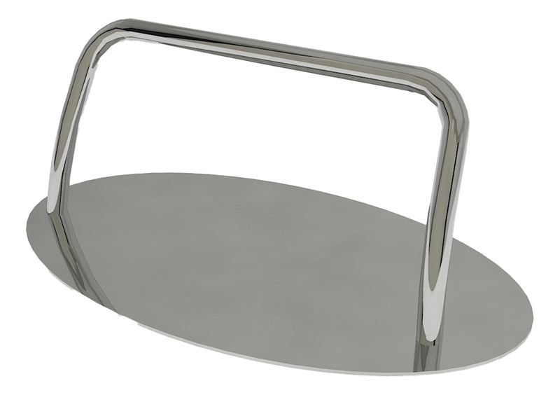 Footrest oval glossy