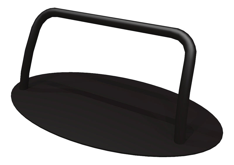 Footrest oval black