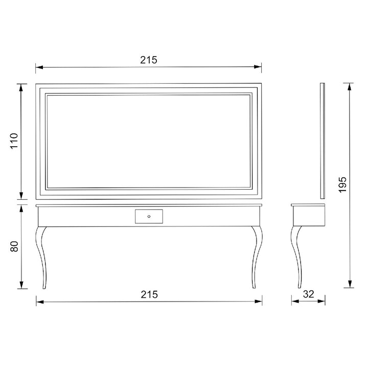 Vezzosi Frisörspiegel Sophia
