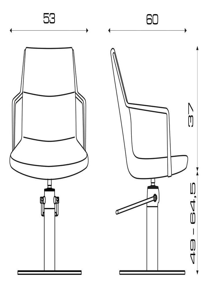Pietranera Friseurstuhl STILO