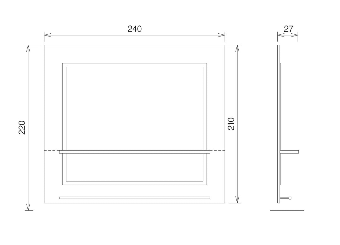 Vezzosi Frisörspiegel Supernova