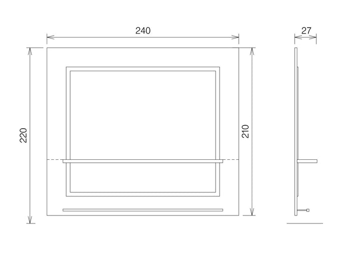 Vezzosi Frisörspiegel Supernova